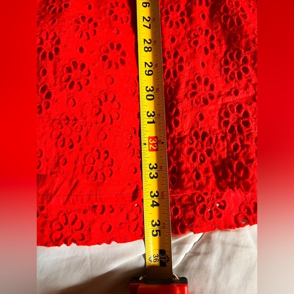 Free People Red Eyelet dress - Picture 6 of 7